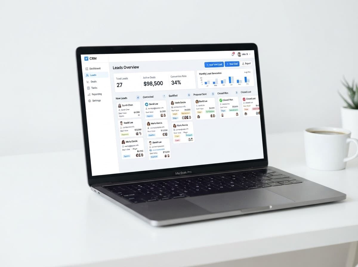 Lead Management System interface